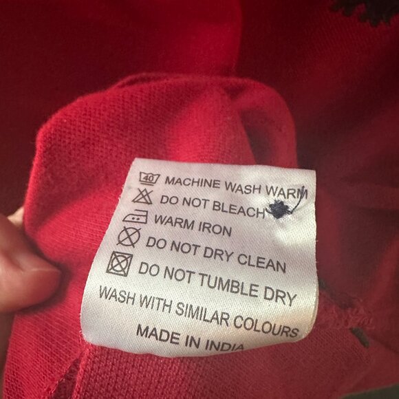 Red Raging Bull XXL Men's Polo Shirt  100% Cotton  *Rare in the US!* - Picture 10 of 10